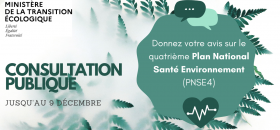 Plan National Santé Environnement - Consultation publique